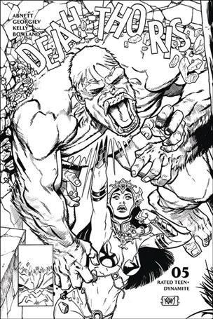 Dejah Thoris (2019) issue 5-K Adam Gorham 1:50 Black & White Cover