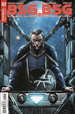 Battlestar Galactica BSG vs BSG issue 2-B Johnny Desjardins Cover