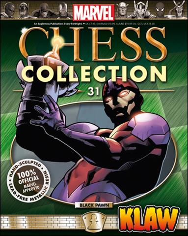 Marvel Chess Collection (UK) issue 31 Klaw (Black Pawn)