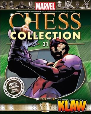Marvel Chess Collection (UK) issue 31 Klaw (Black Pawn)