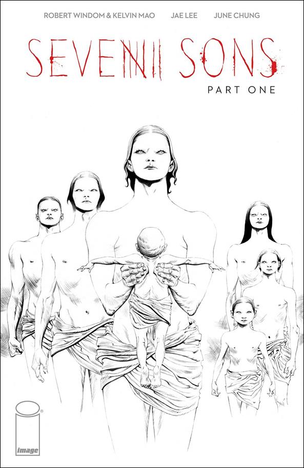 Seven Sons issue 1-C 1:50 Black & White Cover