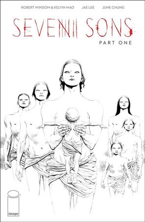Seven Sons issue 1-C 1:50 Black & White Cover