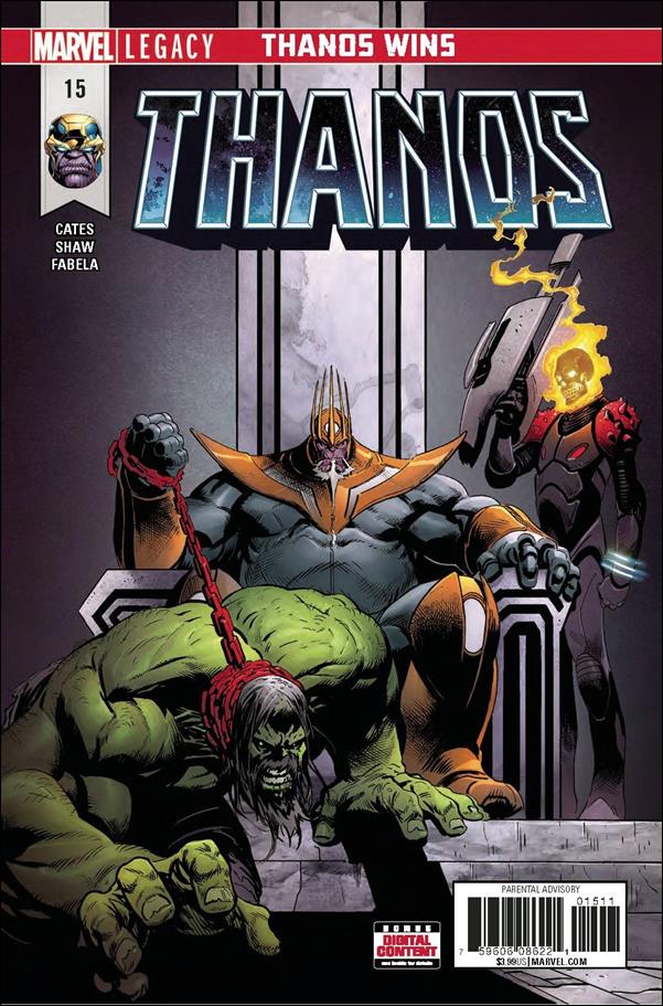 Thanos (2017) issue 15 Geoff Shaw Cover