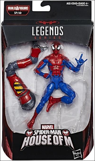 Marvel Legends Series: Spiderman (SP//dr Series) figure 6 Spider-Man (House of M)