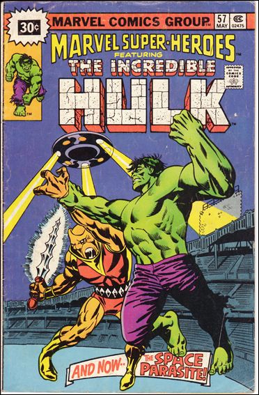 Marvel Super-Heroes (1967) issue 57-B 30 Cent Price Cover