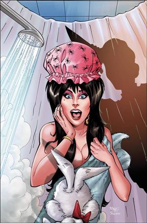 Elvira in Horrorland issue 1-M John Royle Premium Metal Cover