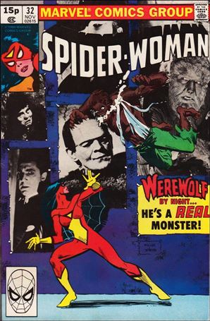 Spider-Woman (1978) issue 32-B UK Price Cover