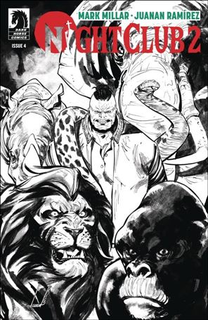Night Club 2 issue 4-B Juanan Ramírez B&W Cover