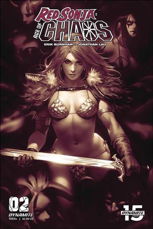 Red Sonja: Age of Chaos issue 2-O Derrick Chew 1:25 Monochrome Cover