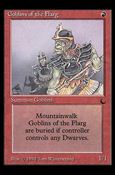 Magic the Gathering: The Dark (Base Set) card 70 Goblins of the Flarg