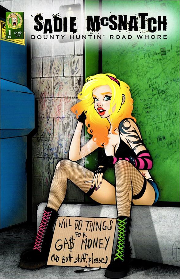 Sadie McSnatch: Bounty Huntin' Road Whore issue 1-B Seth Bunke Cover
