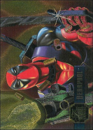 Marvel Annual Flair '95 (PowerBlast Subset) card 17 Deadpool