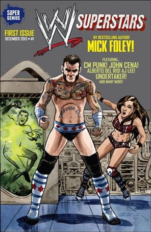 WWE Superstars issue 1-D Jill Thompson Cover