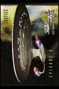 Star Trek: The Next Generation - The Episode Collection Season One (Base Set) card 33 Justice, Episode 8C