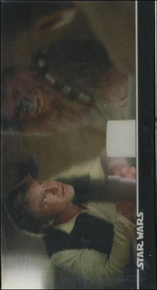 Star Wars 3Di Widevision (Base Set) card 17 Meet Han and Chewie!
