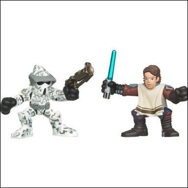 Star Wars: Galactic Heroes figure 83 ARF Trooper and Anakin Skywalker
