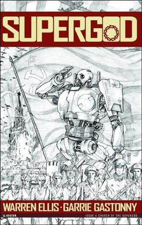 Warren Ellis' Supergod issue 4-C Church of the Supergod Cover