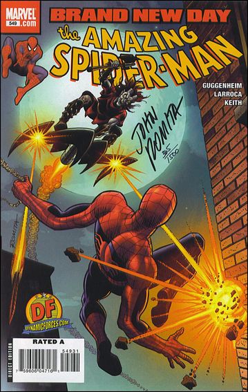 Amazing Spider-Man (1963) issue 549-D Dynamic Forces (Signed by John Romita Sr.) 1/1500