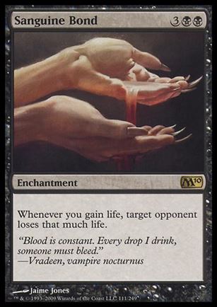 Magic the Gathering: 2010 Core Set (Base Set) card 111 Sanguine Bond