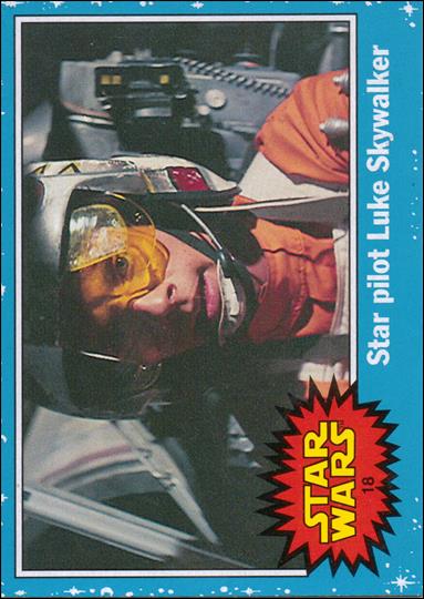 Star Wars Heritage  (Base Set) card 18 Star pilot Luke Skywalker
