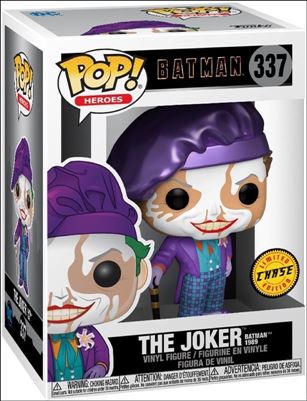 POP! Heroes figure 337-B The Joker Batman 1989 (Beret) Chase
