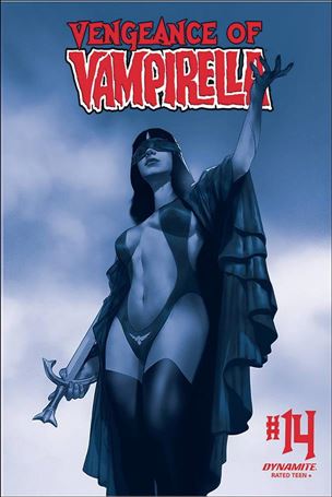 Vengeance of Vampirella (2019) issue 14-O Ben Oliver 1:40 Blue Tint Cover