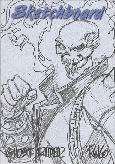 Marvel Creators Collection '98 (Sketchboard Subset) card 11 Ghost Rider (Blue)