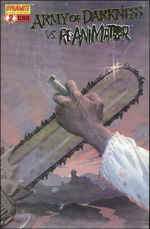 Army of Darkness vs Re-Animator issue 2-F Esad Ribic Gold Foil Cover