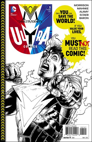Multiversity: Ultra Comics issue 1-B Doug Mahnke 1:10 Black and White Cover
