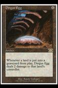 Magic the Gathering: 6th Edition (Base Set) card 280 Dingus Egg