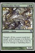 Magic the Gathering: 9th Edition (Base Set) card 267 Rootbreaker Wurm