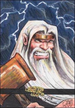Legends & Lore (Sketch Card Subset) card TD Ted Dastick, Jr. 1/18