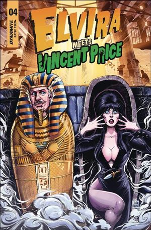 Elvira Meets Vincent Price issue 4-B Juan Samu Cover