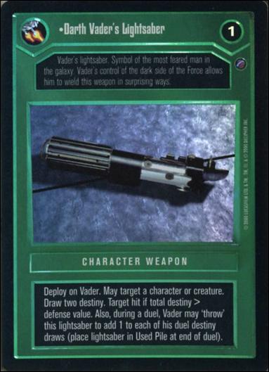Star Wars: Reflections II: Expanding the Galaxy (Base Set) card 76 Darth Vader's Lightsaber