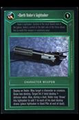 Star Wars: Reflections II: Expanding the Galaxy (Base Set) card 76 Darth Vader's Lightsaber