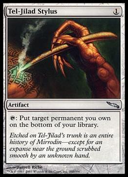Magic the Gathering: Mirrodin (Base Set) card 260 Tel-Jilad Stylus