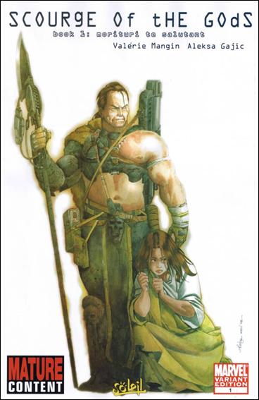Scourge of the Gods issue 1-B U.S. Cover