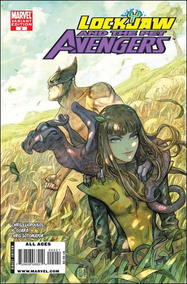 Lockjaw and the Pet Avengers issue 2-B Niko Henrichon 1:10 Cover