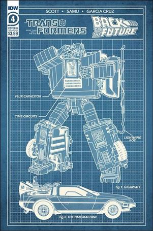 Transformers/Back to the Future issue 4-B Phil Murphy Cover