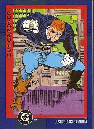 DC Cosmic Teams (Base Set) card 42 Guy Gardner
