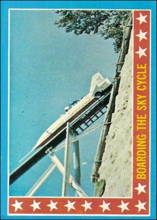 Evel Knievel (Base Set) card 53 Boarding the Sky Cycle