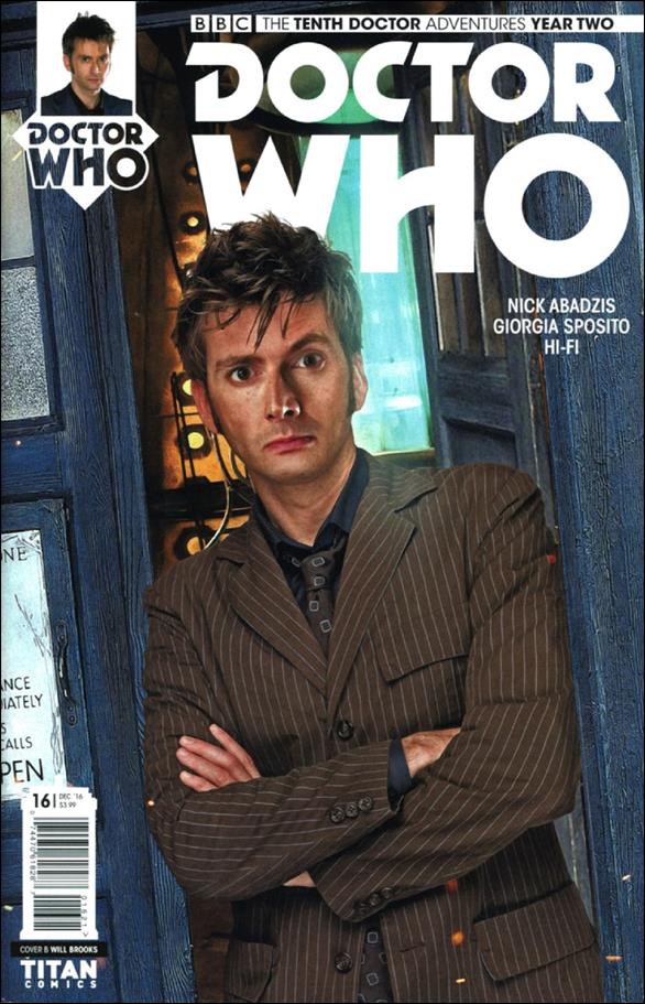 Doctor Who: The Tenth Doctor Year Two issue 16-B Will Brooks Photo Subscription Cover