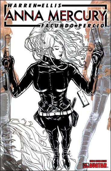 Anna Mercury issue 3-C Design Sketch Cover