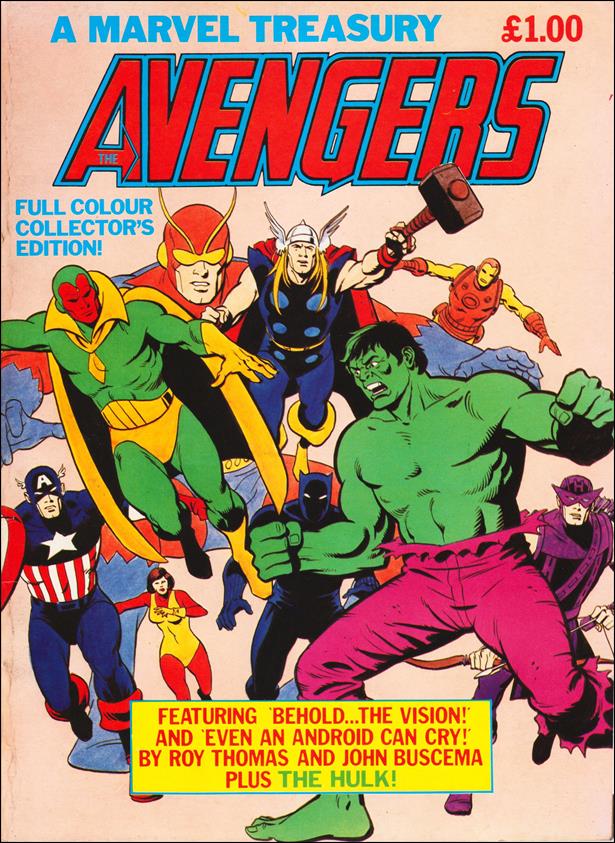 Avengers Treasury Edition (UK) issue nn Cardstock Cover