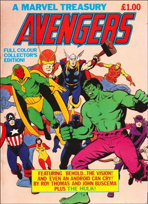 Avengers Treasury Edition (UK) issue nn Cardstock Cover