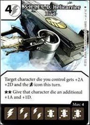 Marvel Dice Masters Age of Ultron  card 64 S.H.I.E.L.D. Hellicarrier: Illiad