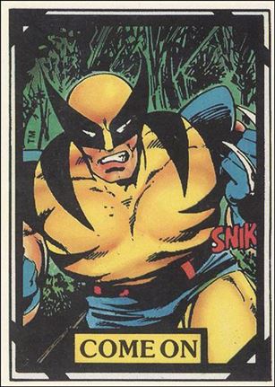 Wolverine Trivia (Base Set) card 12 Come On
