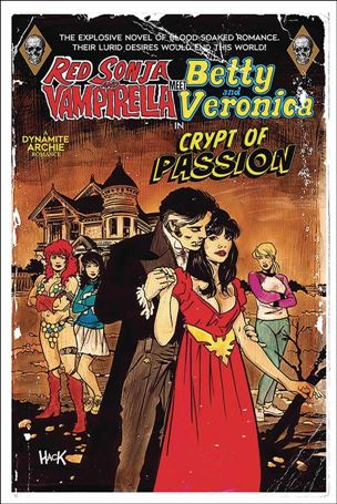 Red Sonja and Vampirella Meet Betty and Veronica issue 9-B Robert Hack Cover