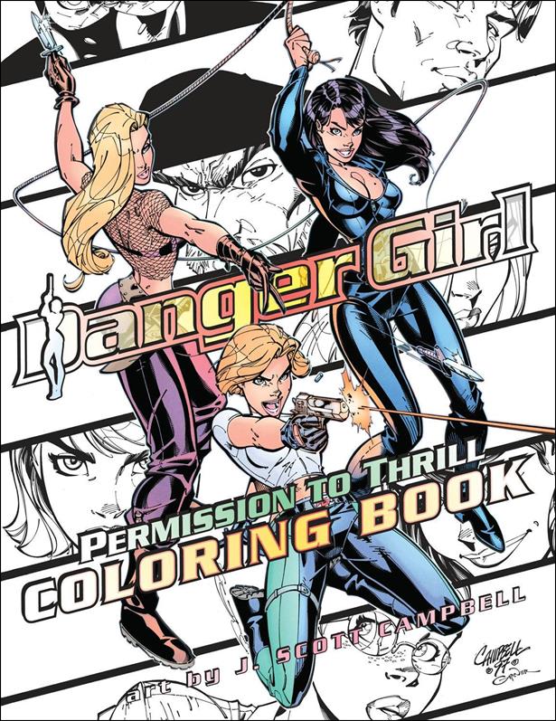 Danger Girl: Permission to Thrill Coloring Book issue nn