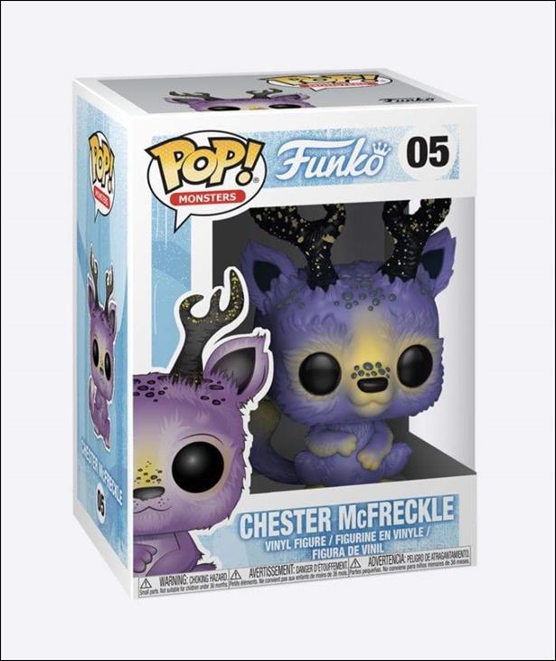 Pop! Monsters figure 5-B Chester McFreckle (Purple Fall Series)